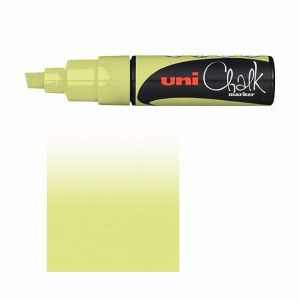 Uni PWE-8K FLUO SÁRGA folyékony kréta 8mm vágott végű