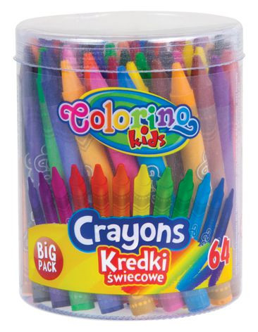 Colorino 64db-os vödrös zsírkrétakészlet 33008