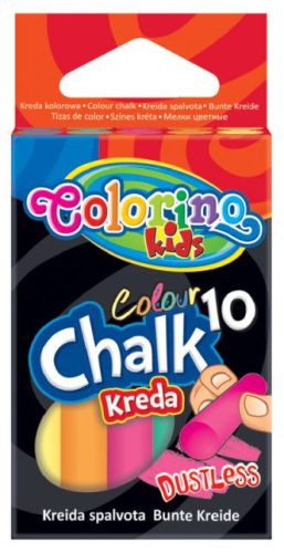 Colorino 10db-os színes kréta pormentes 33152
