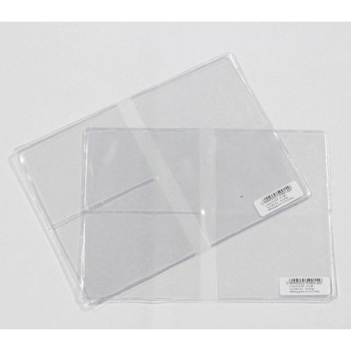 Osztott tasak átlátszó PVC 18x13 cm