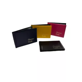 Business Card fekvő kártya irattartó tok PVC 10 lapos