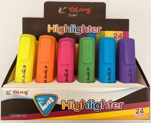 Szövegkiemelő display 24db-os Yalong YL875052