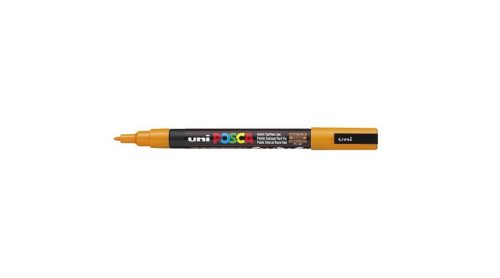 Posca PC-3M filctoll Ragyogó Sárga 0,9-1,3mm kúpos heggyel