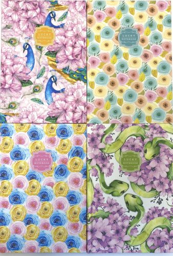 Notesz 143x210mm 64 lap kockás 7872 Lucky Notebook 7872