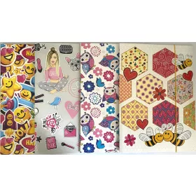 Gumismappa A/4 karton Girls OG621 (10db/cs.)