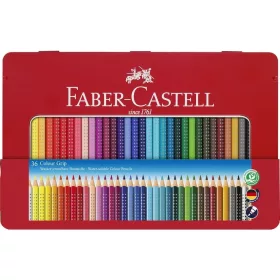   Fémdobozos szinesceruza készlet grip 36db-os Faber Castell 112435