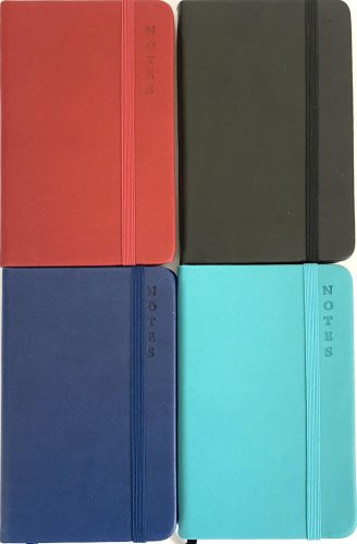 Gumis notesz A/6 alap színek 5802-2