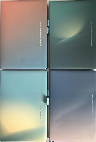 Notesz A/5 80lapos vonalas színátmenetes 6600-13