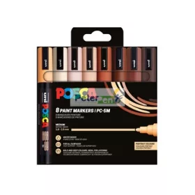   Uni POSCA PC-5M 8db-os folyékony kréta készlet PORTRÉ SZÍNEK