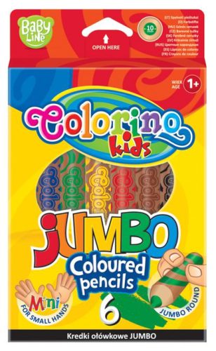 Colorino EXTRA JUMBO 6db-os színesceruzakészlet 33121