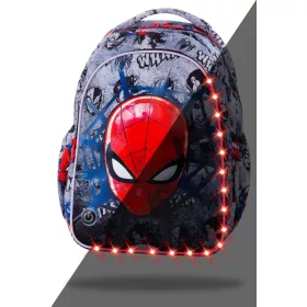   Hátitáska Cool Pack Disney Spiderman Black JOY S LED+Power Bank 47303 AKC!