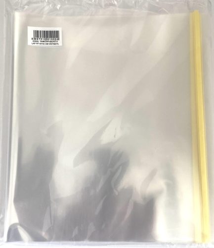 Tankönyvborító öntapadós szélű PP 26x45 cm víztiszta 10db/csomag