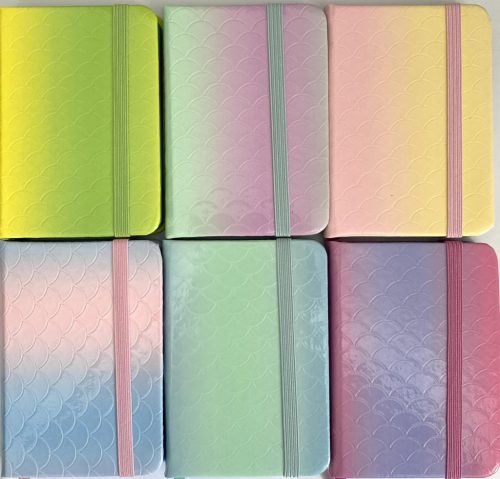 Notesz gumis A/6 80lap színátmenetes 5802-17