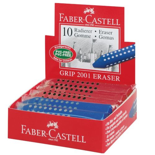 Faber Castell 2001 grip radír színes (10db/doboz) 187101