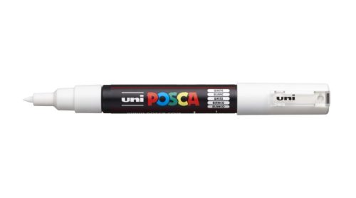 Posca PC-1M filctoll Fehér 0,7mm-1mm kúpos heggyel