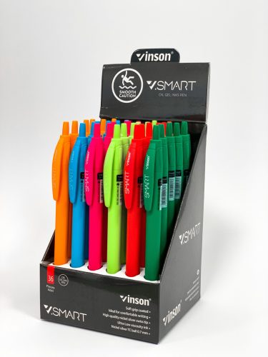 Nyomógombos golyóstoll olajbázisú Vinson Smart R1