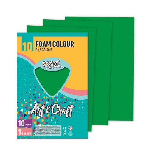 Dekorgumi 2mm A/4 Art&Craft 10ív/cs. Zöld SC1191