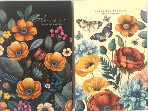 Notesz 105x165mm 64lap vonalas From My Garden 8303