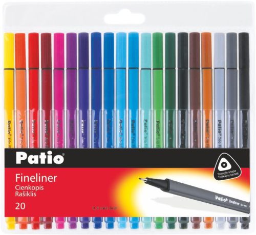 Patio Trio 20db-os tűfilc készlet 18586