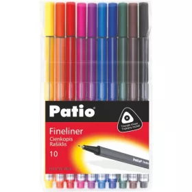 Patio trio 10db-os tűfilc készlet 18562
