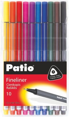 Patio trio 10db-os tűfilc készlet 18562