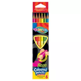 Colorino TRIO NEON 6db-os színesceruzakészlet 33053