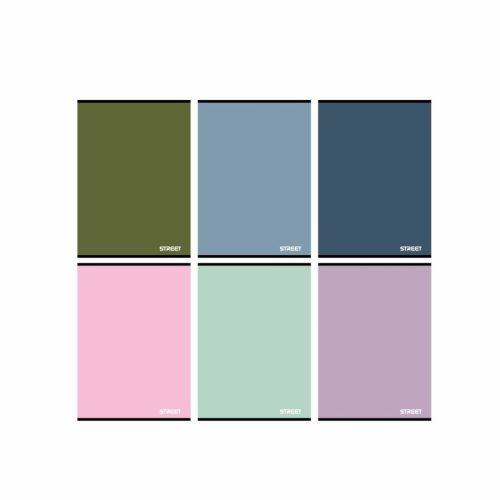 Füzet Street A/4 80g 54lap vonalas Colours 63460 10db/cs.