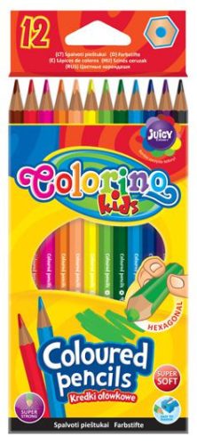 Színesceruzakészlet Colorino hexagonal 12db-os 14687