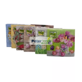   Szalvéta húsvéti 33x33cm 20db-os POL-MAK vegyes 30db/karton AKC!
