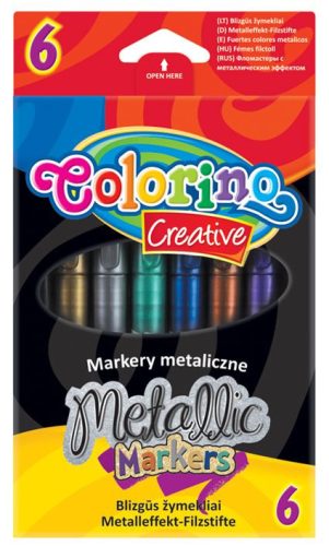 Colorino Creative 6db-os metál filctollkészlet 32582