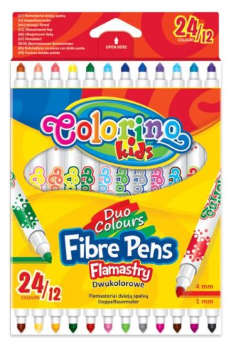 Colorino 12/24 12db-os kétvégű filctollkészlet 32353