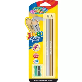   Colorino Kids JUMBO kerek színesceruza arany+ezüst bliszteren 51675