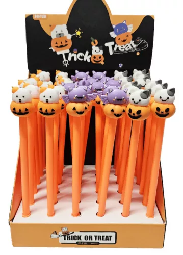 Golyóstoll 0,38mm Halloween ZF2332 36db/display AKC!