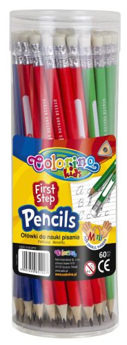 Grafitceruza Colorino Kids trio radírosvégű 60db-os 51910