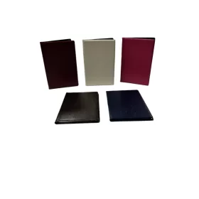   Felirat nélküli kártya irattartó tok PVC 6 lapos 10,5x7 cm