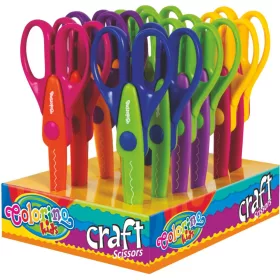 Colorino Kids mintavágó olló 15,5cm 12db-os display 52214