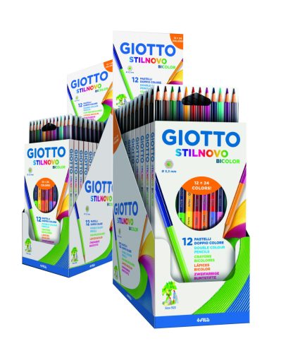 Szinesceruza készlet 12db-os Giotto Stilnovo Bicolor