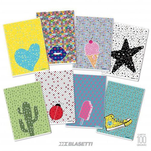 Füzet Blasetti A/4 100g 38lapos vonalas Pattern (10db/cs.) 7774