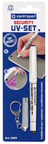 Permanent UV marker szett Centropen 0,6-1mm 2699
