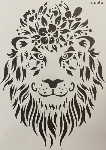 Stencil A4 5db/csomag (oroszlán, farkas, tigris, sas, kutya) 54107