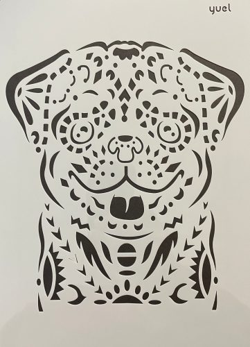Stencil A4 5db/csomag (bulldog, flamingo, szarvas, bálna, unikornis) 54107