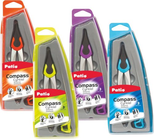 Patio Cyrkiel fém körző 3db-os készlet 65078