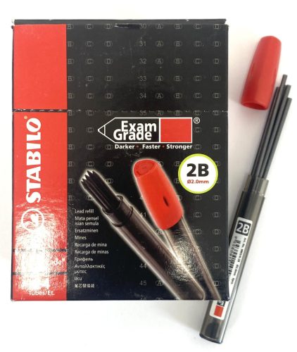 Ceruzabél 2,0mm Stabilo Exam Grade 2B(6db/tubus)