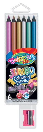 Colorino METALLIC JUMBO kerek 6db-os színesceruzakészlet 34661
