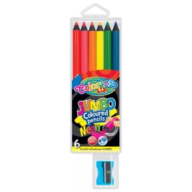 Colorino NEON JUMBO kerek 6db-os színesceruzakészlet 34654