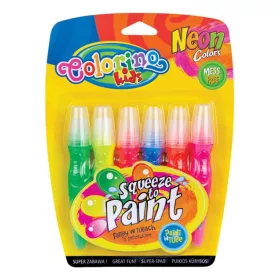   Colorino NEON 6db-os ecsetvégû tubusos temperakészlet 34166