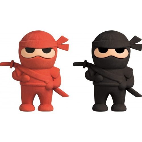 Radír Brunnen Ninja 3,5x4,5x2cm 24db/doboz