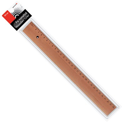 Vonalzó fa 30cm 05746