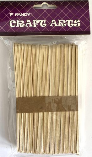 Fa spatula natúr 150x18mm Fandy 50db/cs. 3887