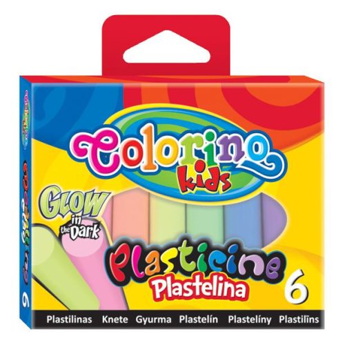 Colorino GLOW 6db-os színes gyurmakészlet 42680
